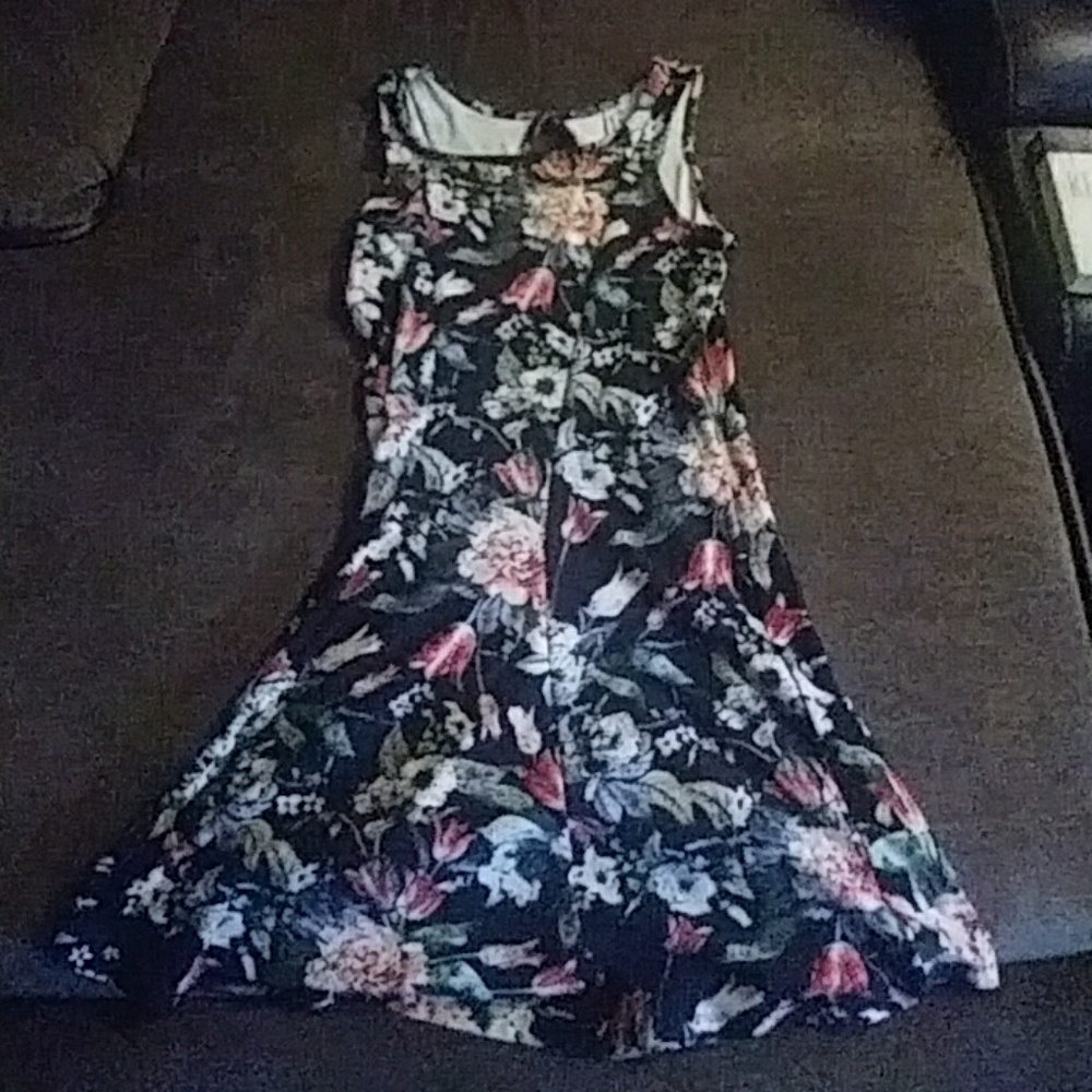 Mudd skater dress with floral pattern
